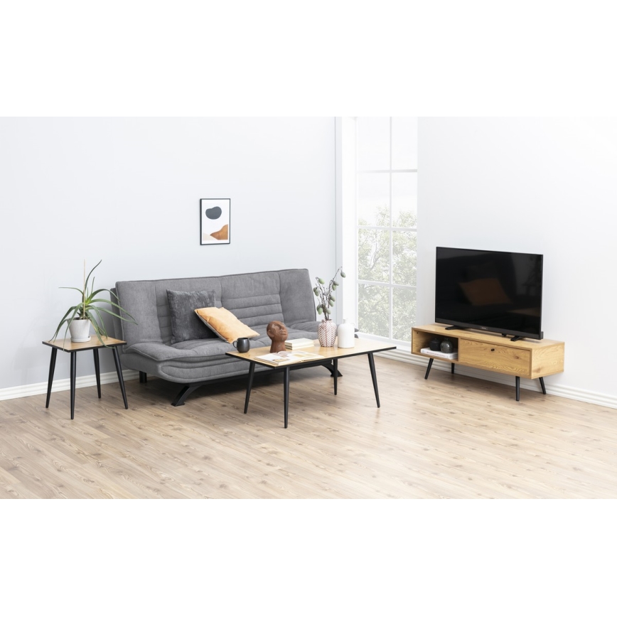 Klappbares Zweisitzer-Sofa AIRI grau
