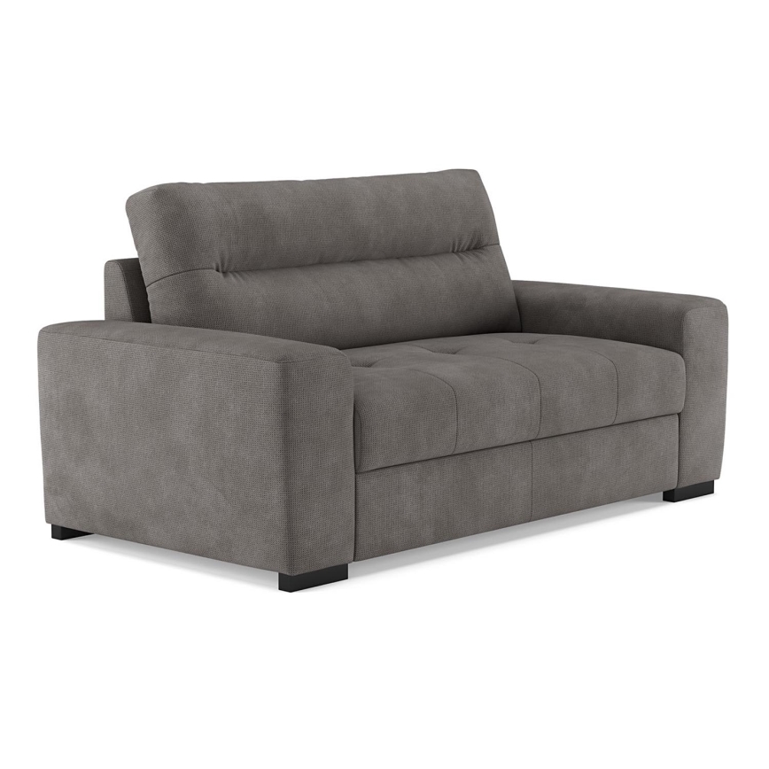 Klappbares Zweisitzer-Sofa COMO grau