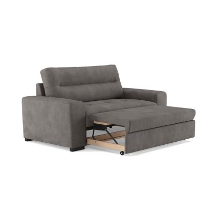Klappbares Zweisitzer-Sofa COMO grau