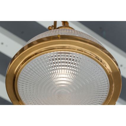 Kronleuchter an einer Stange THOR 1xE27/11W/230V bronze