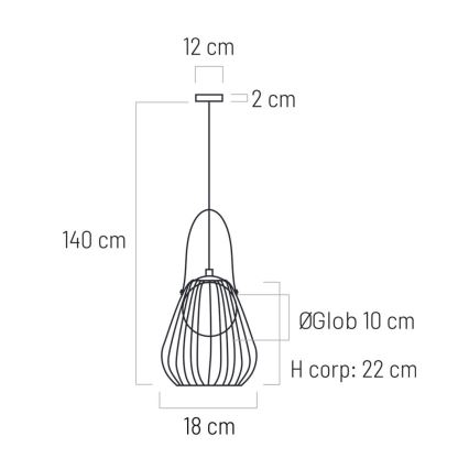 Wandlampe MEMORY 1xG9/4W/230V weiß/braun