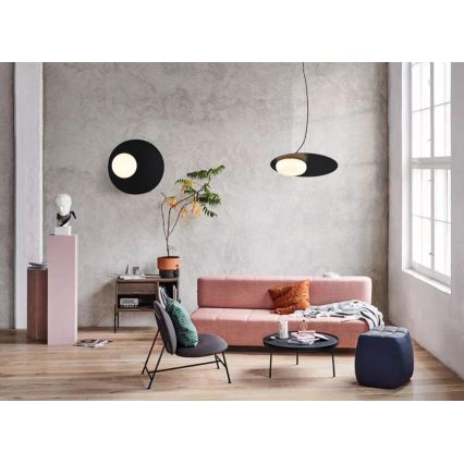 LED Kronleuchter an Kabel PETIT LED/12W/230V schwarz