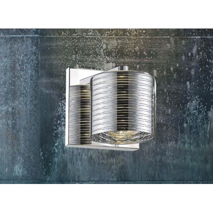 Wandleuchte EVOLUTION 1xG9/3W/230V glänzender Chrom