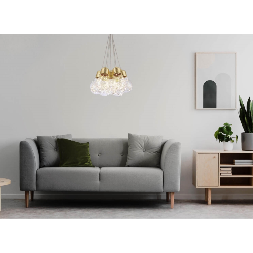 LED Hängeleuchte BULBS LED/30W/230V gold