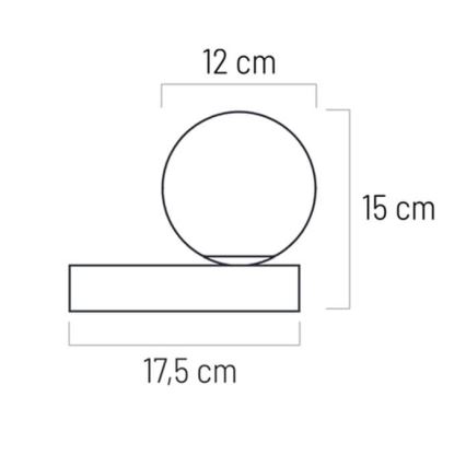 Wandleuchte für Badezimmer RUBY 1xG9/5W/230V IP44 Weiß