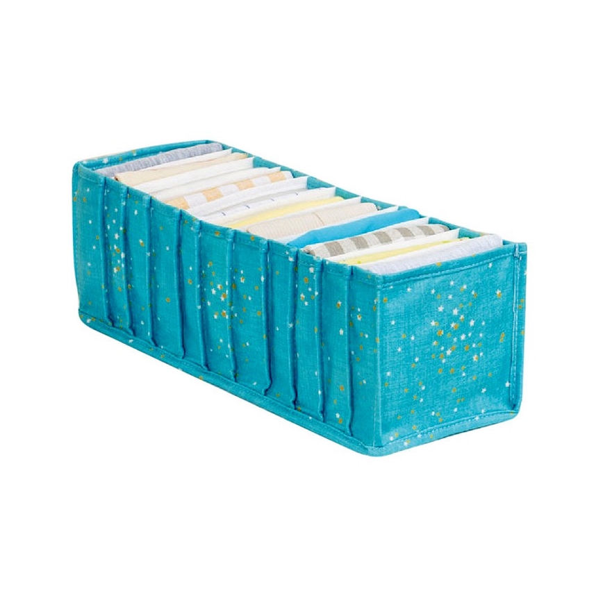 Kleiderschrank-Aufbewahrungsbox 42x16x13 cm türkis