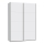 Kleiderschrank KARO 150 x 210 cm weiß