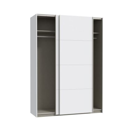 Kleiderschrank KARO 150 x 210 cm weiß