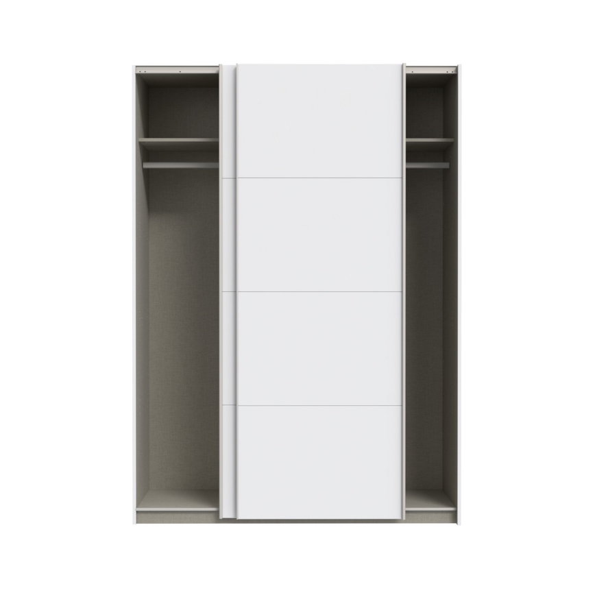Kleiderschrank KARO 150 x 210 cm weiß