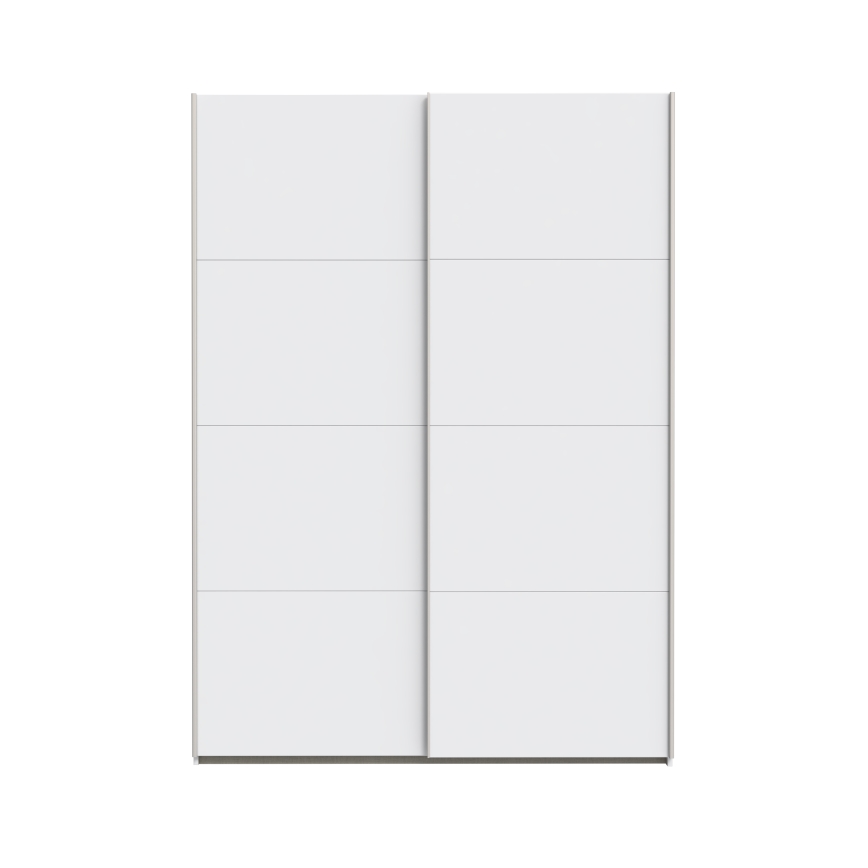 Kleiderschrank KARO 150 x 210 cm weiß