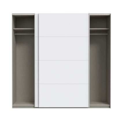 Kleiderschrank KARO 220x210x61 cm weiß