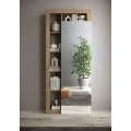 Kleiderschrank LENOR 91x209 cm weiß/braun
