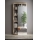 Kleiderschrank LENOR 91x209 cm weiß/braun