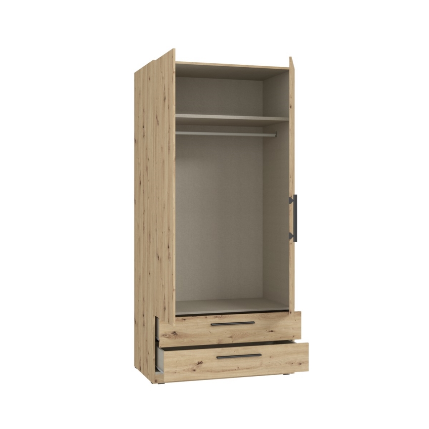 Kleiderschrank MARO 100x213 cm Artisan-Eiche