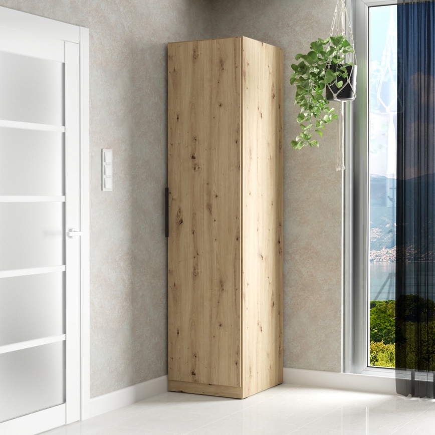 Kleiderschrank MARO 51 x 213 cm Artisan-Eiche