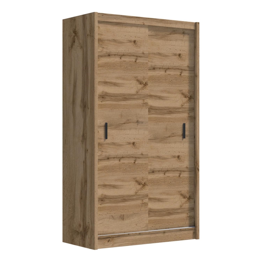 Kleiderschrank mit Schiebetüren SAPHIRA 150x215 cm Eiche Wotan