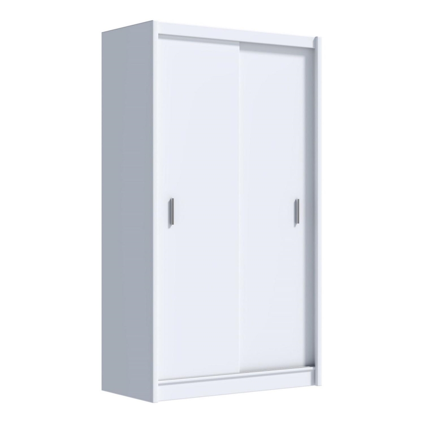 Kleiderschrank mit Schiebetüren SAPHIRA 150x215 cm weiß