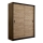 Kleiderschrank mit Schiebetüren SAPHIRA 203x215 cm Eiche Craft