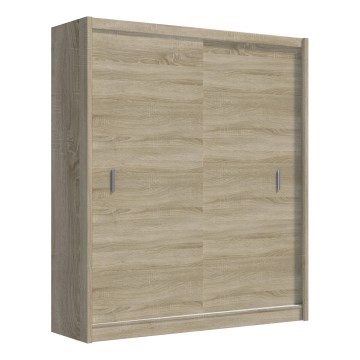 Kleiderschrank mit Schiebetüren SAPHIRA 203x215 cm Eiche Sonoma