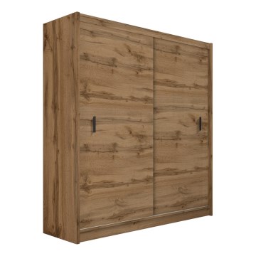 Kleiderschrank mit Schiebetüren SAPHIRA 203x215 cm Eiche Wotan