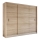 Kleiderschrank mit Schiebetüren SAPHIRA 250x215 cm Eiche Sonoma