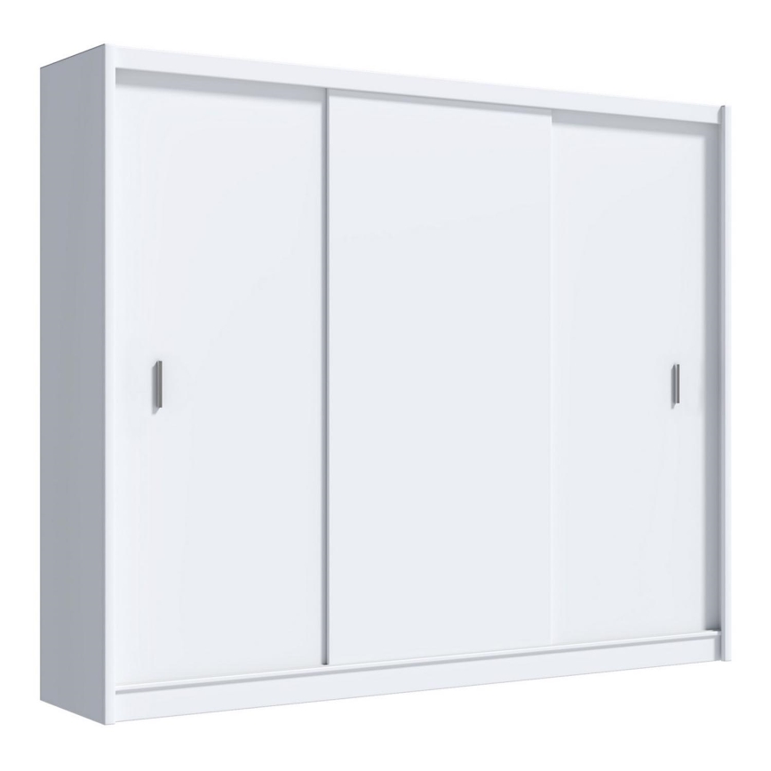 Kleiderschrank mit Schiebetüren SAPHIRA 250x215 cm weiß