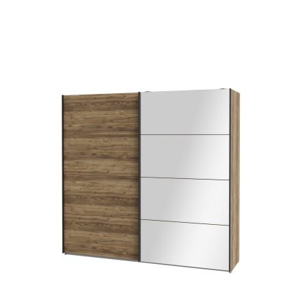 Kleiderschrank mit Spiegel OREN 220x210 cm Artisan-Eiche