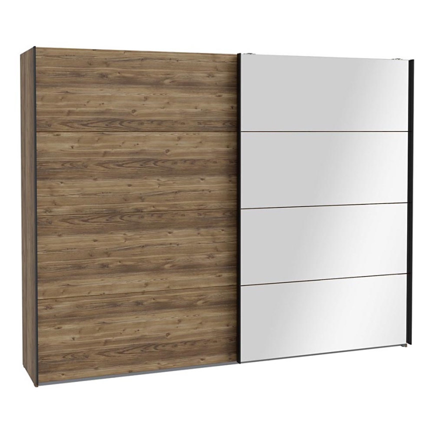 Kleiderschrank mit Spiegel OREN 270x210 cm Artisan-Eiche