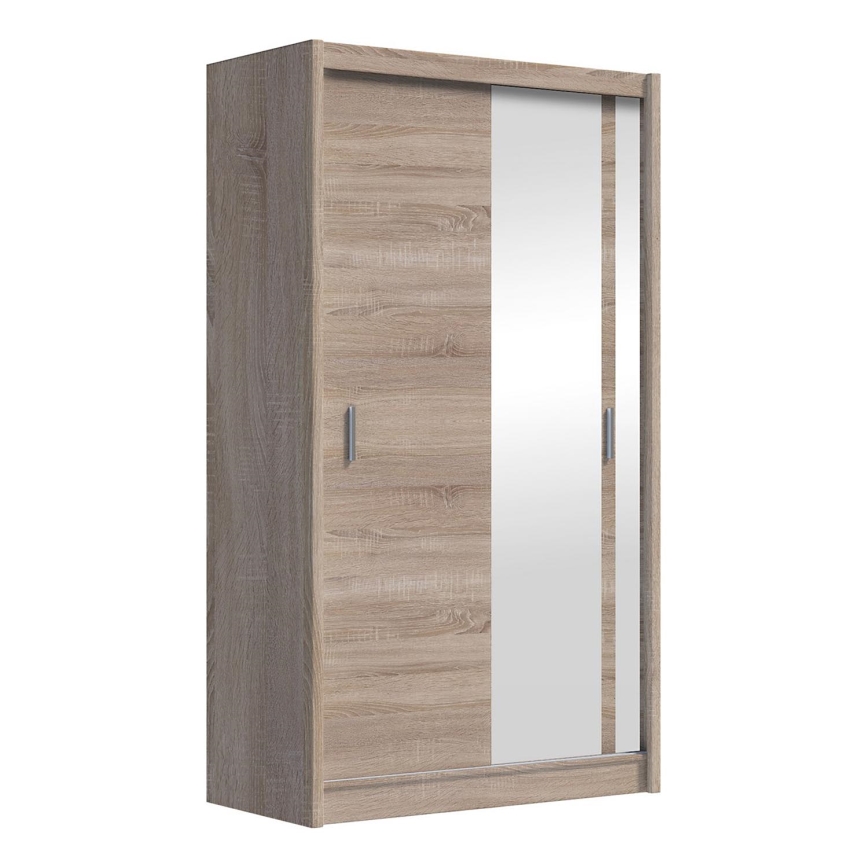 Kleiderschrank mit Spiegel SABRINA 150x215 cm Sonoma-Eiche