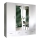 Kleiderschrank mit Spiegel SANNA 200x215 cm weiß