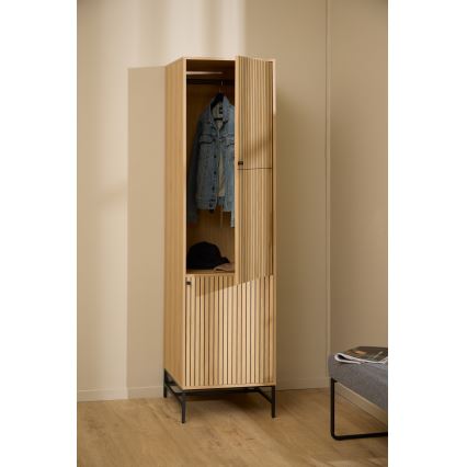 Kleiderschrank OLIVIA 51x200 cm Eiche