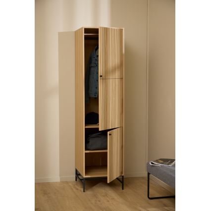 Kleiderschrank OLIVIA 51x200 cm Eiche