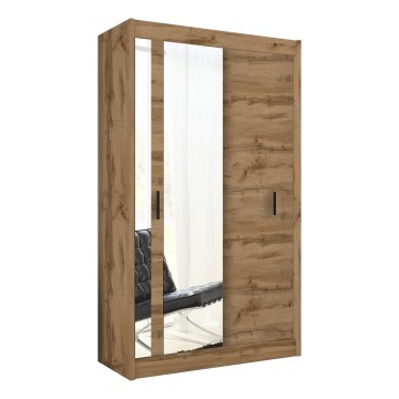 Kleiderschrank SABRINA 120x215 cm Eiche Wotan