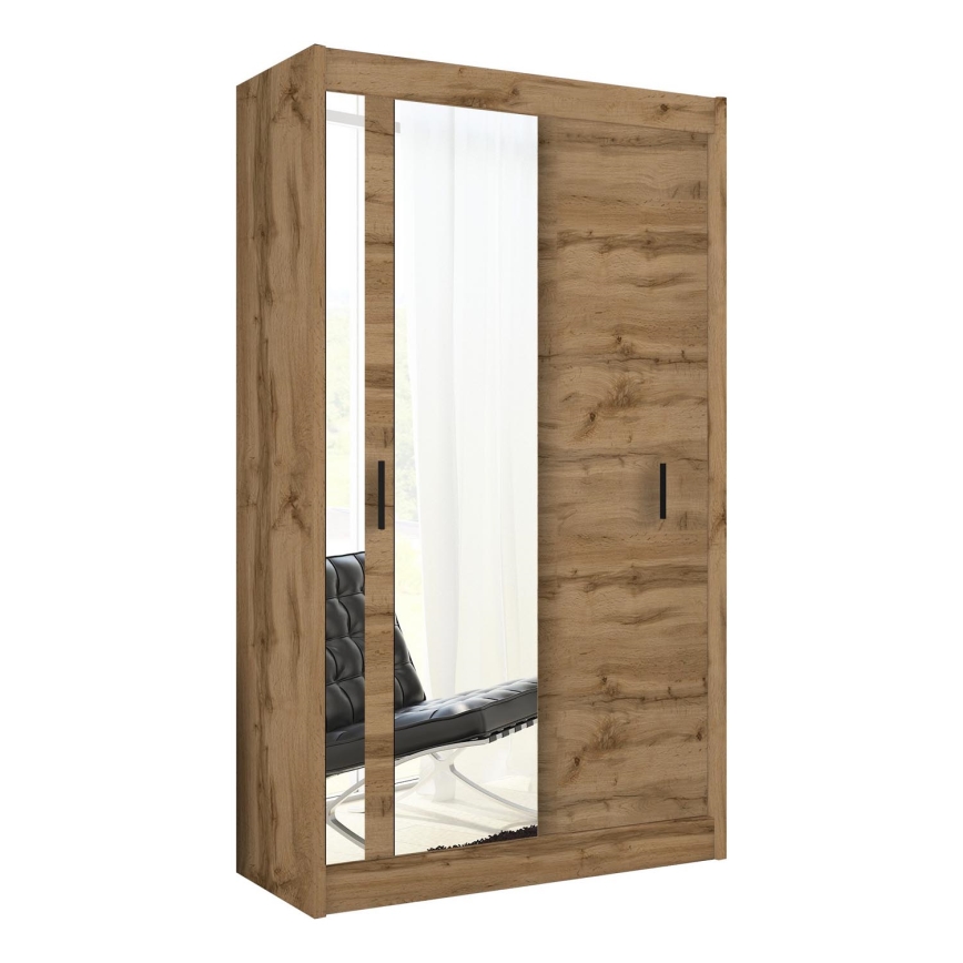 Kleiderschrank SABRINA 120x215 cm Eiche Wotan