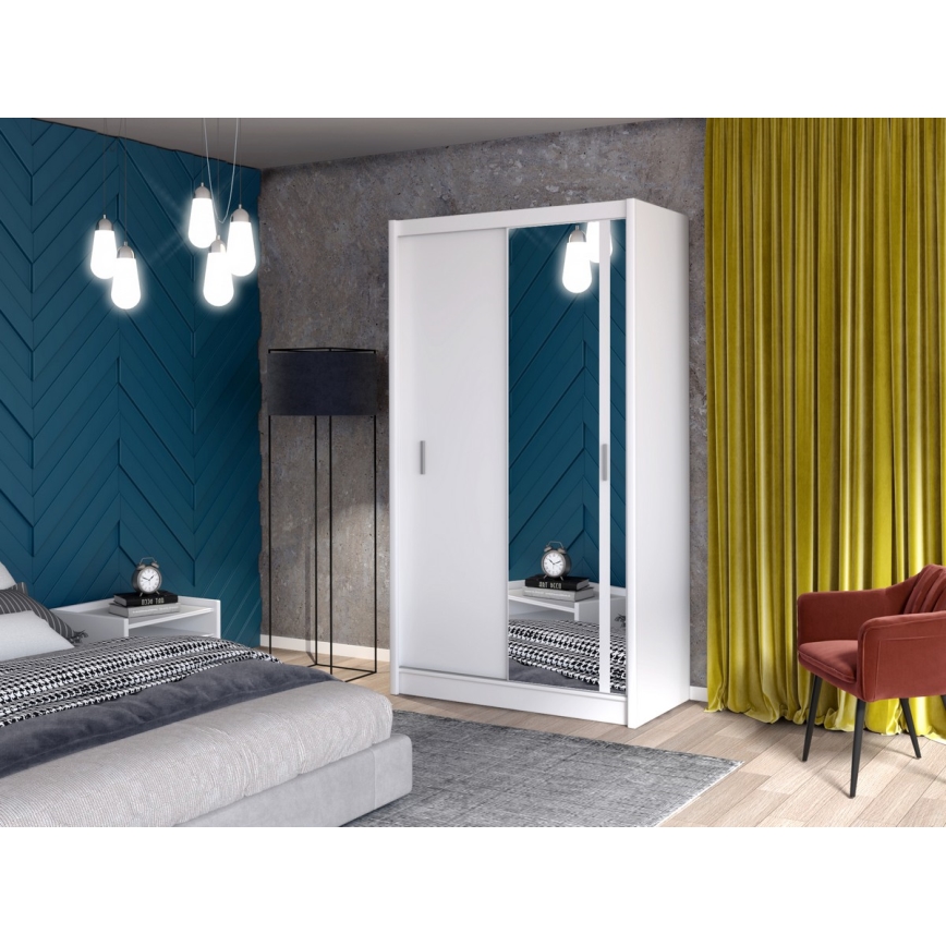 Kleiderschrank SABRINA 120x215 cm weiß