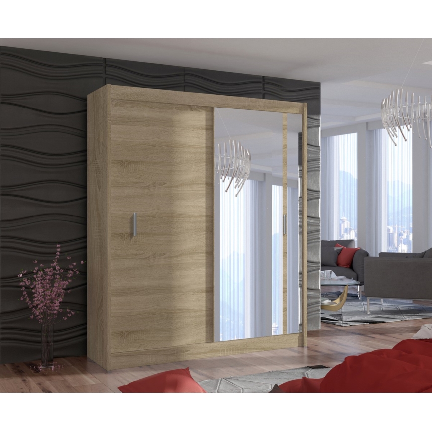 Kleiderschrank SABRINA 180x215 cm Eiche Sonoma