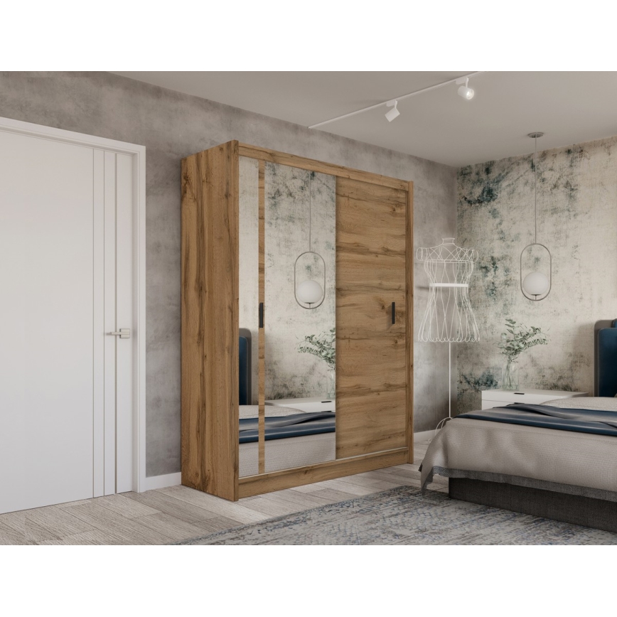 Kleiderschrank SABRINA 180x215 cm Eiche Wotan