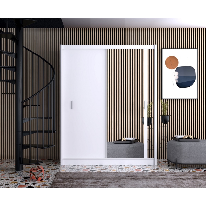 Kleiderschrank SABRINA 180x215 cm weiß