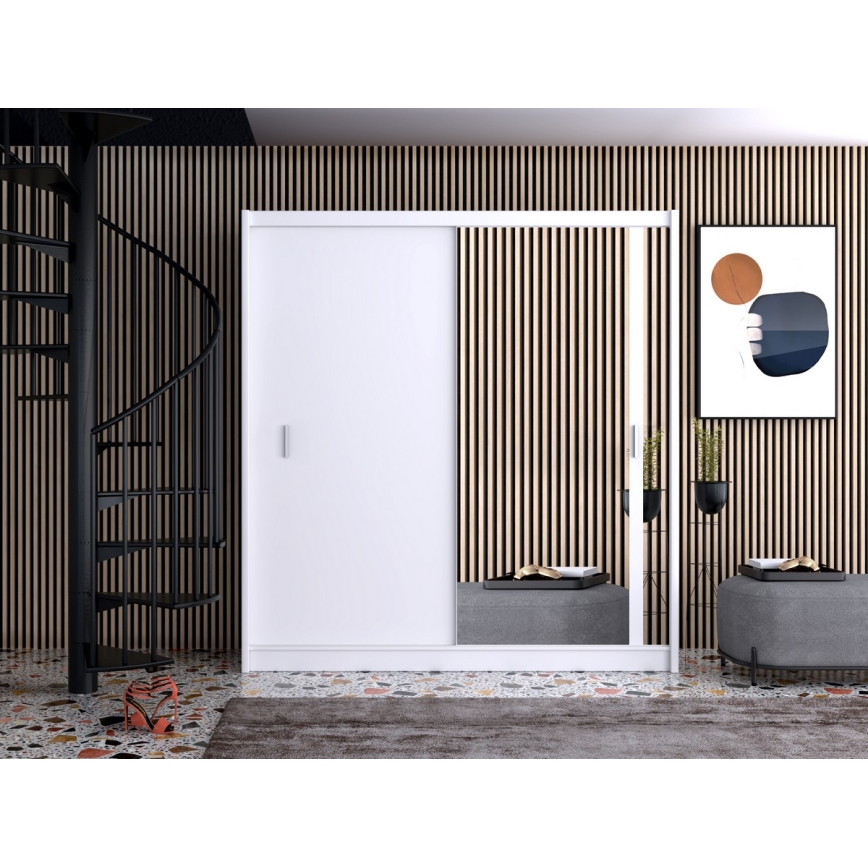 Kleiderschrank SABRINA 203x215 cm weiß