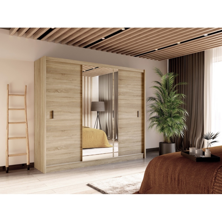 Kleiderschrank SABRINA 250x215 cm Eiche Sonoma