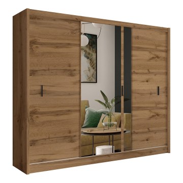 Kleiderschrank SABRINA 250x215 cm Eiche Wotan
