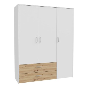 Kleiderschrank URO 152x190 cm Artisan-Eiche/Weiß