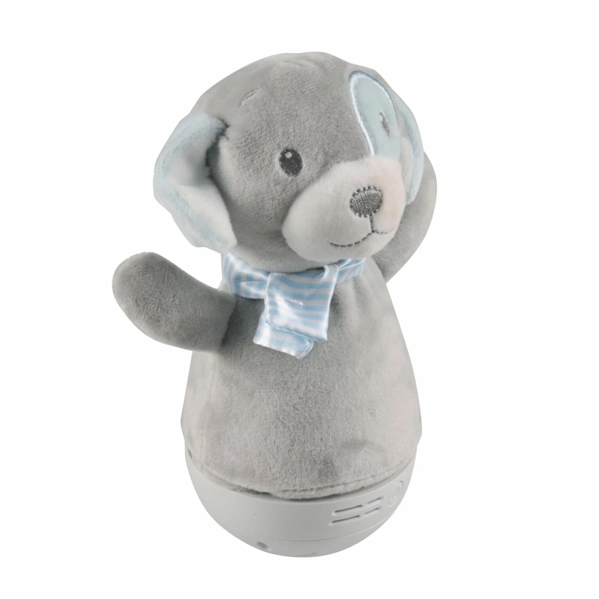 Kleine LED-RGB-Nachtleuchte für Kinder mit Melodie3xAAA/5V Hündchen