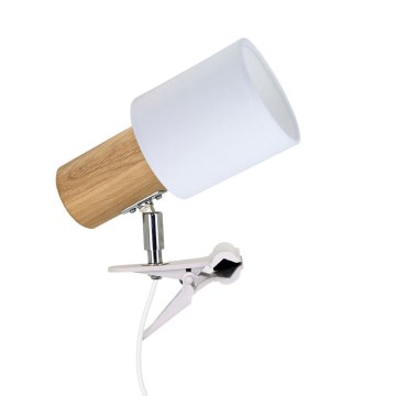 Klemmleuchte TREEHOUSE 1xE27/25W/230V Eiche
