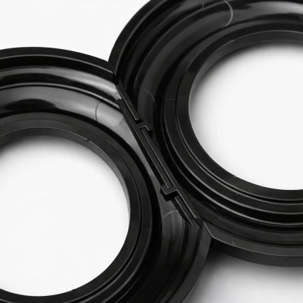 Kliklap - Retro-Abschlussrahmen, schwarz