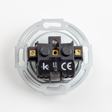 Kliklap - Retro Haussteckdose ohne Rahmen 230 V grau