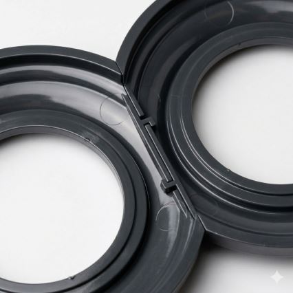 Kliklap - Retro-Rahmen, zentral, Anthrazit