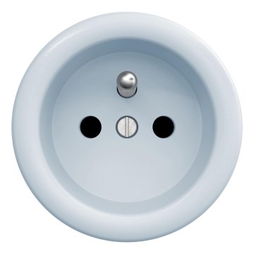 Kliklap - Retro-Steckdose ohne Rahmen 230V blau