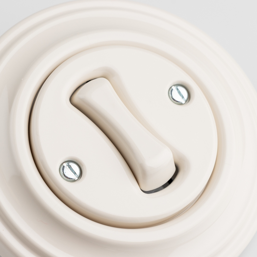 Kliklap - Retro-Taste mit Rahmen, beige