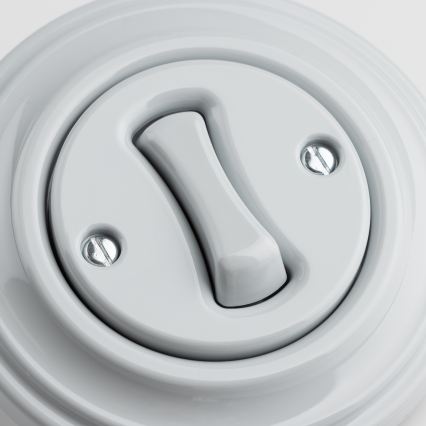 Kliklap - Retro-Taste mit Rahmen, grau